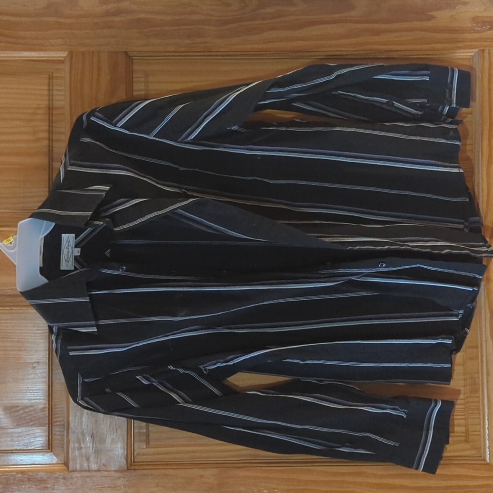 Men's striped dress shirt